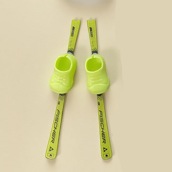 Labubu Doll Clothes Extreme Skiing Kit with Goggles Jacket Skis