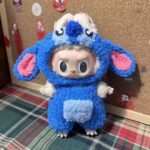 1 Labubu Doll Clothes Blue Alien Friend