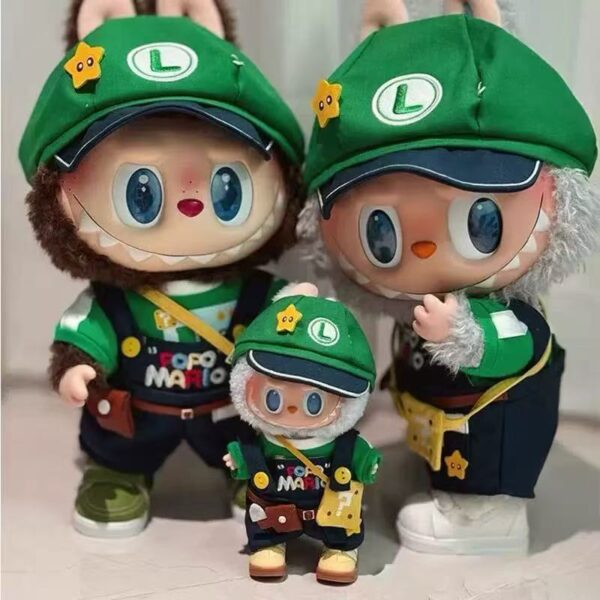 4 Labubu Doll Clothes Mario and Luigi