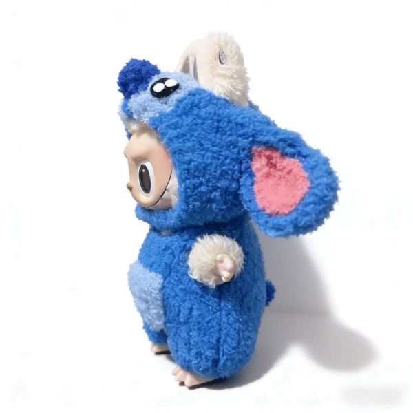 Labubu Doll Clothes Blue Alien Friend