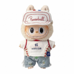 Labubu Doll Clothes #45 Baseball Player Sports Suit