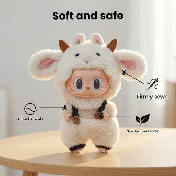 Labubu Doll Clothes the Sheep Baa-baa