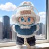 Labubu Doll Clothes Blue Seagull Coconut Knit Sweater Set