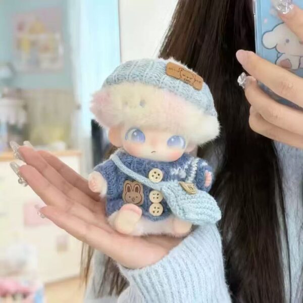 8 Dimoo Doll Clothes Colorful Button Sweaters