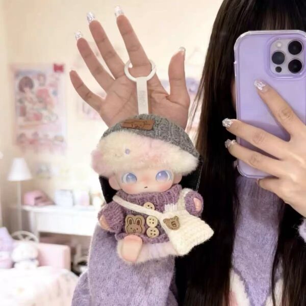 9 Dimoo Doll Clothes Colorful Button Sweaters