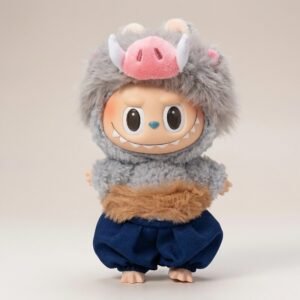 Hashibira Inosuke Handmade Labubu Doll Clothes Demon Slayer Crafting Set