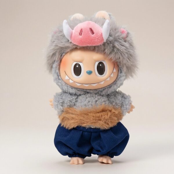 Hashibira Inosuke Labubu Doll Clothes Demon Slayer Crafting Set