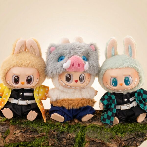 gmzr4 Labubu Doll Clothes Demon Slayer Crafting Set