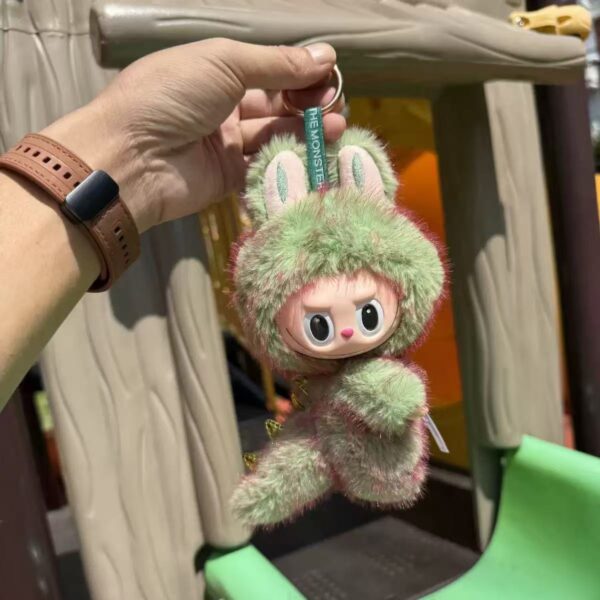 Doll Handcrafted DIY Kiwi Color Scheme Labubu