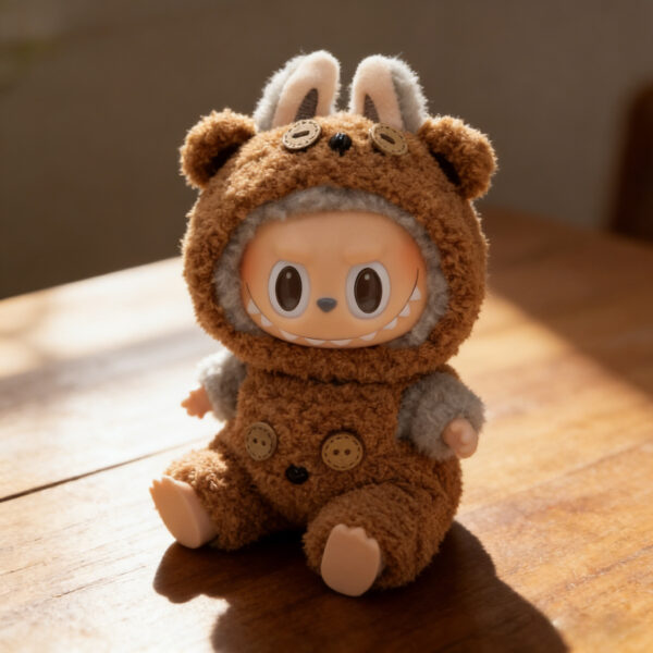 Labubu Doll Clothes Tim Bear Set