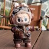 Handmade Labubu Doll Clothes Leather Jacket